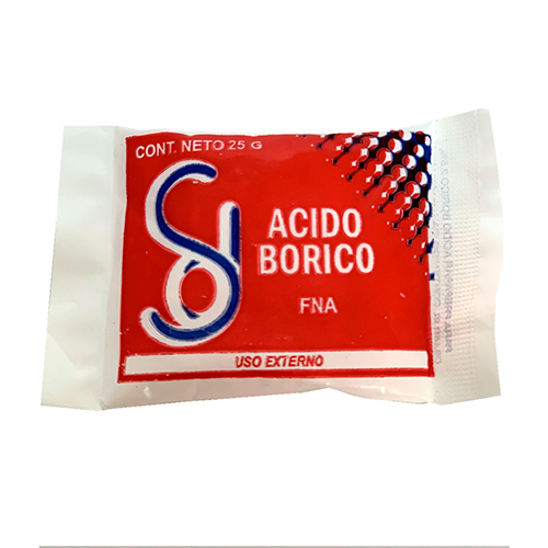 Acido Bórico x 25 g - Farmacias Dr. Ahorro